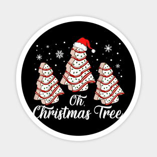 Oh Christmas Tree Cakes Debbie Funny Christmas Snack Cake Magnet